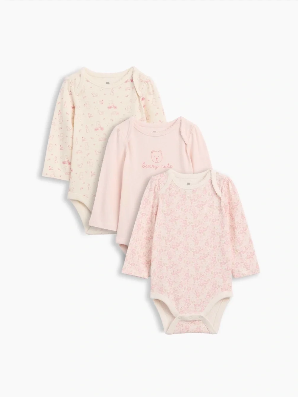 babyGap Baby First Favorites Organic Cotton Brannan Bear Bodysuit (3-Pack)